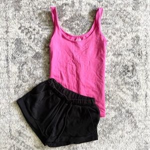 Ricki’s tank top & h&m shorts